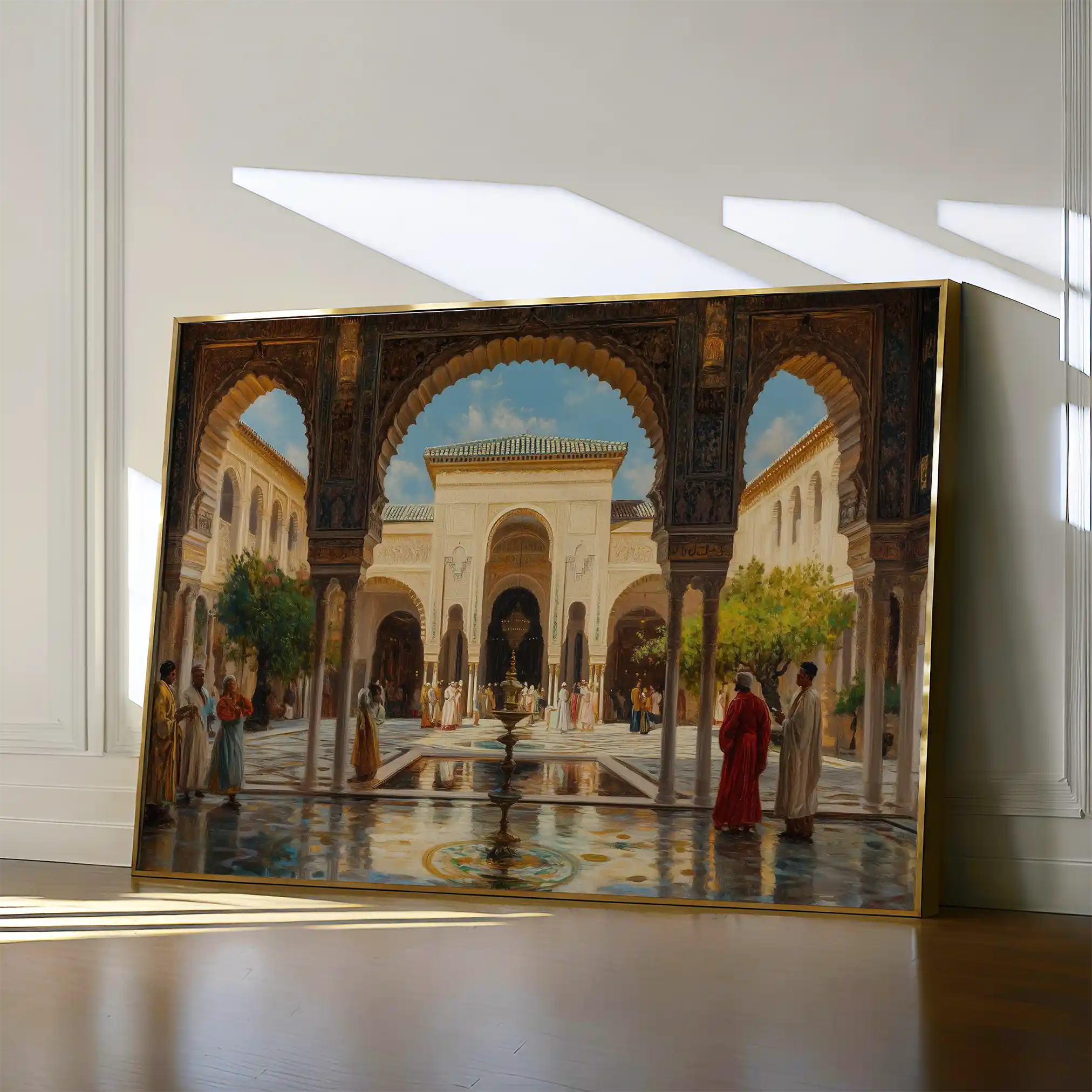 Orientalist 048 Canvas Art 60 x 40 cm / Black