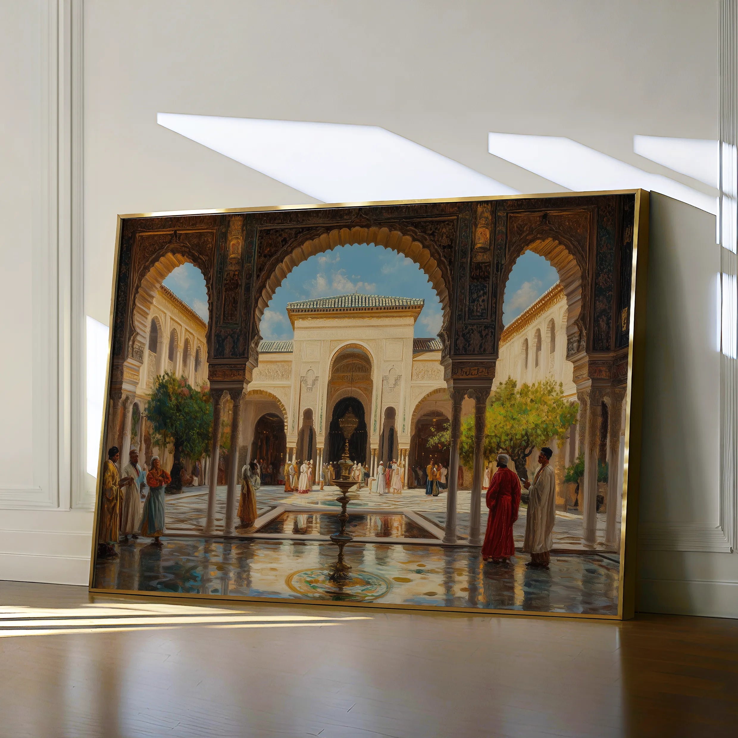Orientalist 048 Canvas Art 60 x 40 cm / Black
