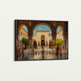 Orientalist 048 Canvas Art 60 x 40 cm / Black