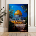Palestine 048 Canvas Art 60 x 40 cm / Black
