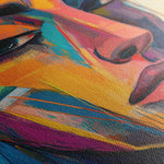 Portrait 048 Canvas Art 60 x 40 cm / Black