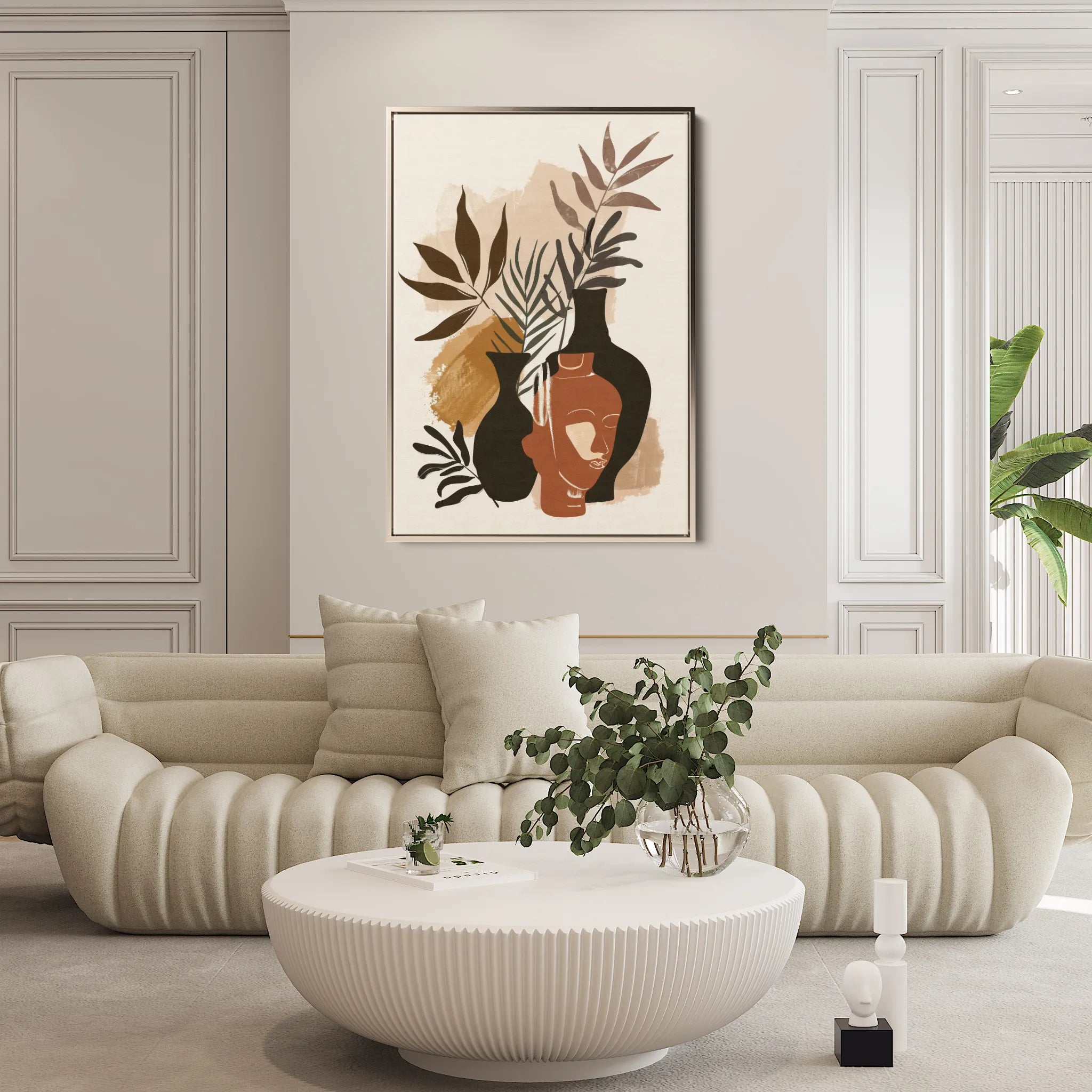 Boho 049 Canvas Art 60 x 40 cm / Black