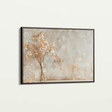 Floral 049 Canvas Art 60 x 40 cm / Black