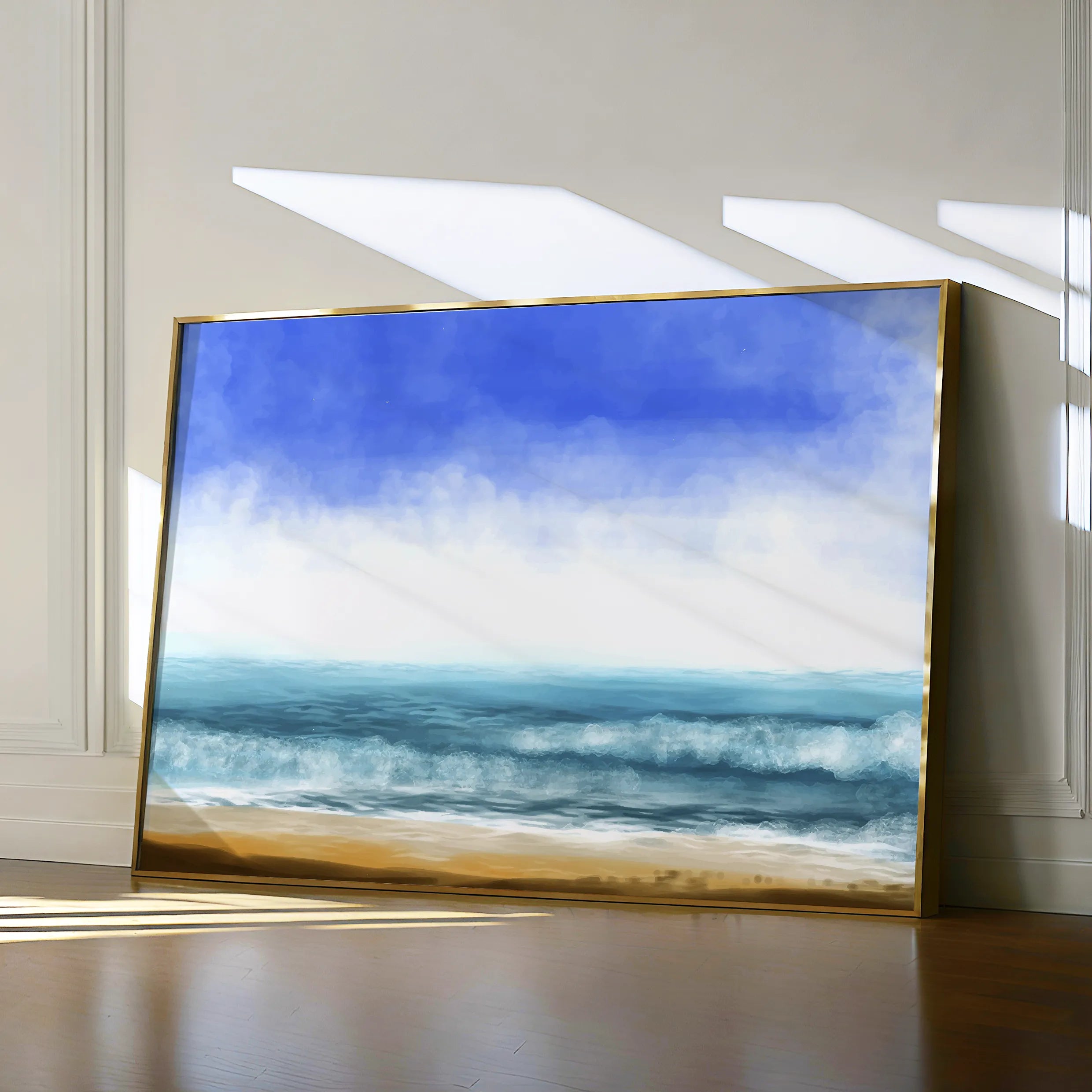 Landscape 049 Canvas Art 60 x 40 cm / Black