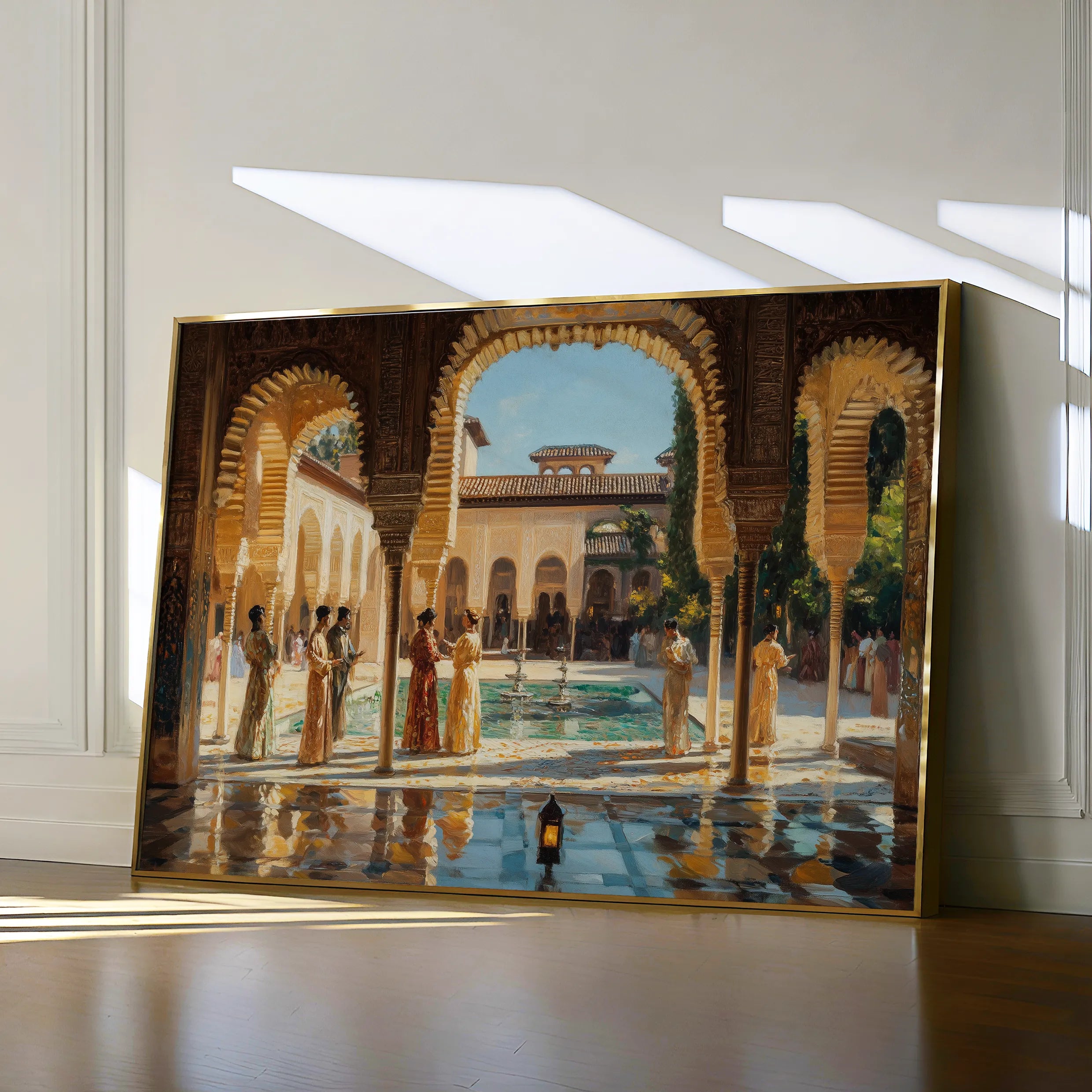 Orientalist 049 Canvas Art 60 x 40 cm / Black