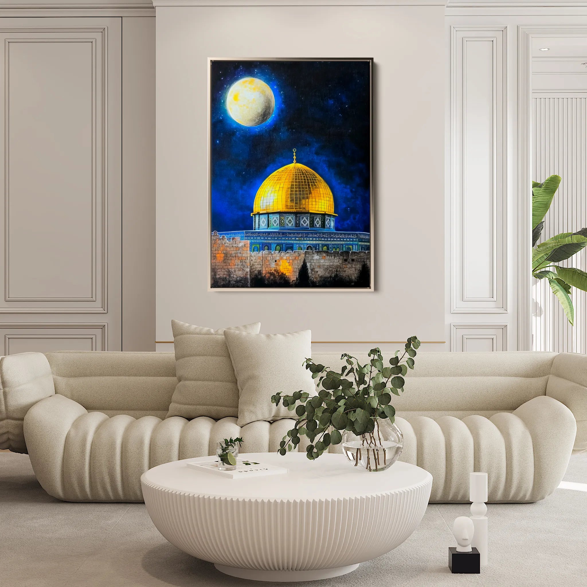 Palestine 049 Canvas Art 60 x 40 cm / Black