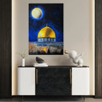 Palestine 049 Canvas Art 60 x 40 cm / Black
