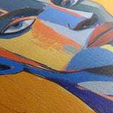 Portrait 049 Canvas Art 60 x 40 cm / Black