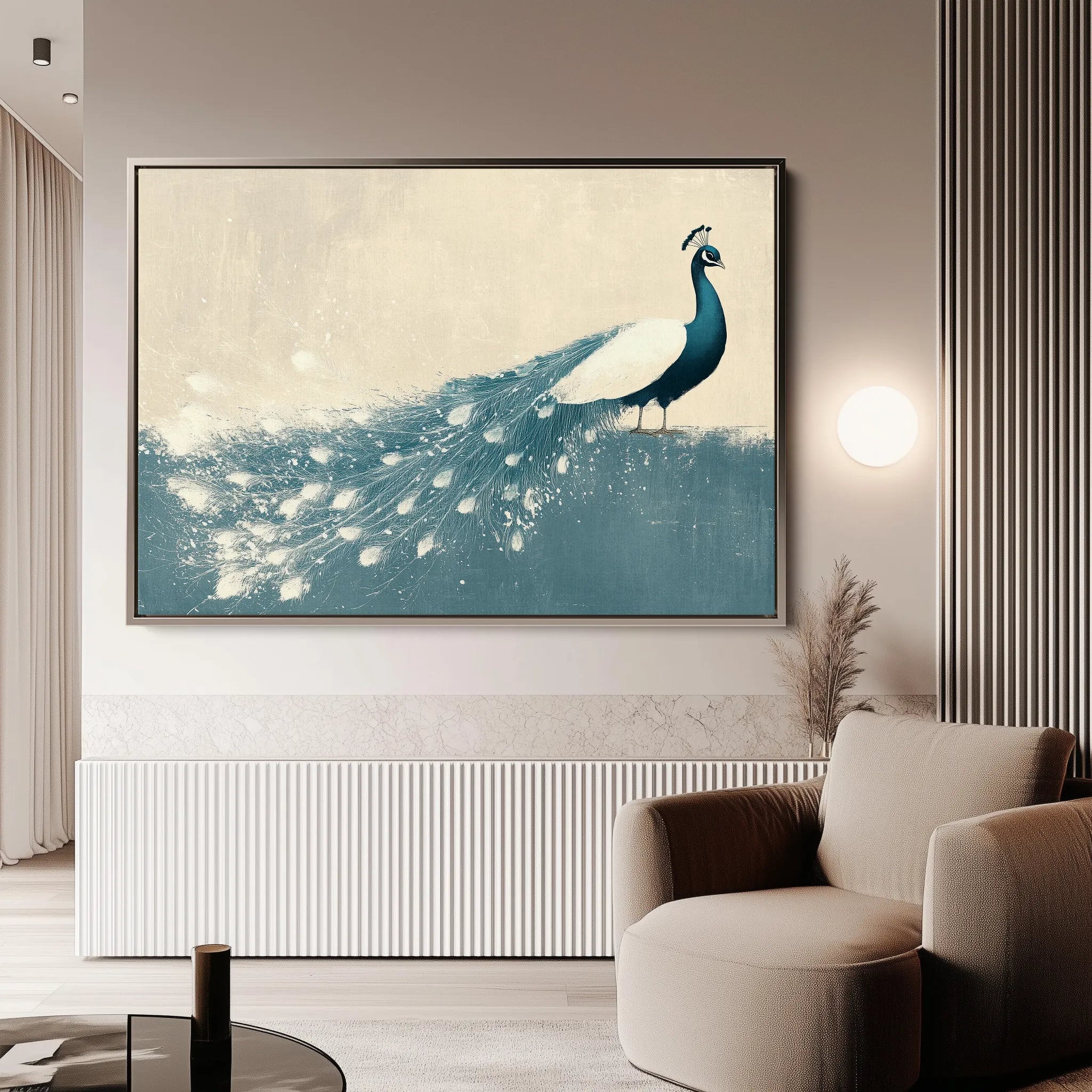 Animals 050 Canvas Art 60 x 40 cm / Black