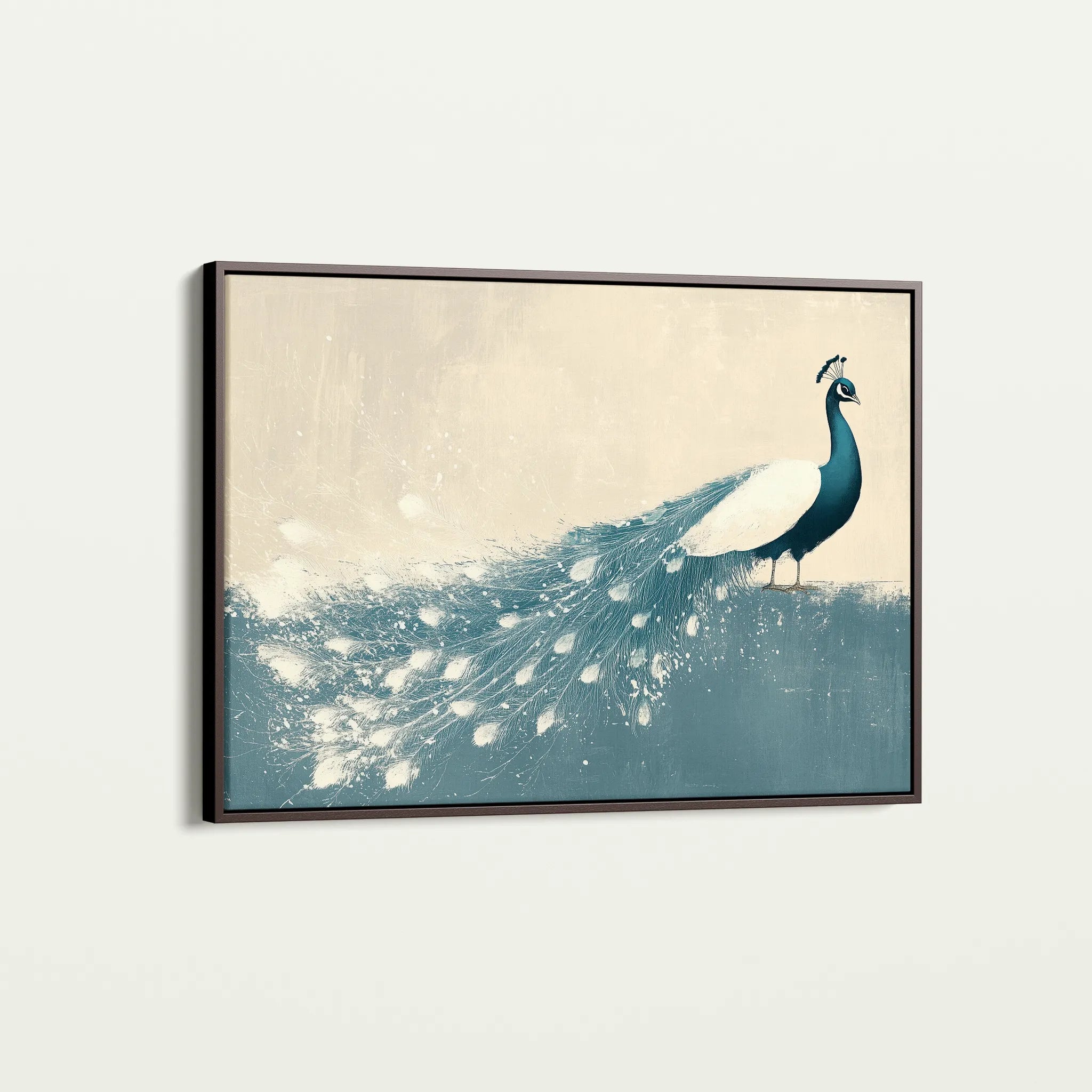 Animals 050 Canvas Art 60 x 40 cm / Black