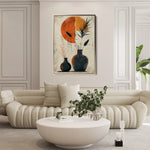 Boho 050 Canvas Art 60 x 40 cm / Black