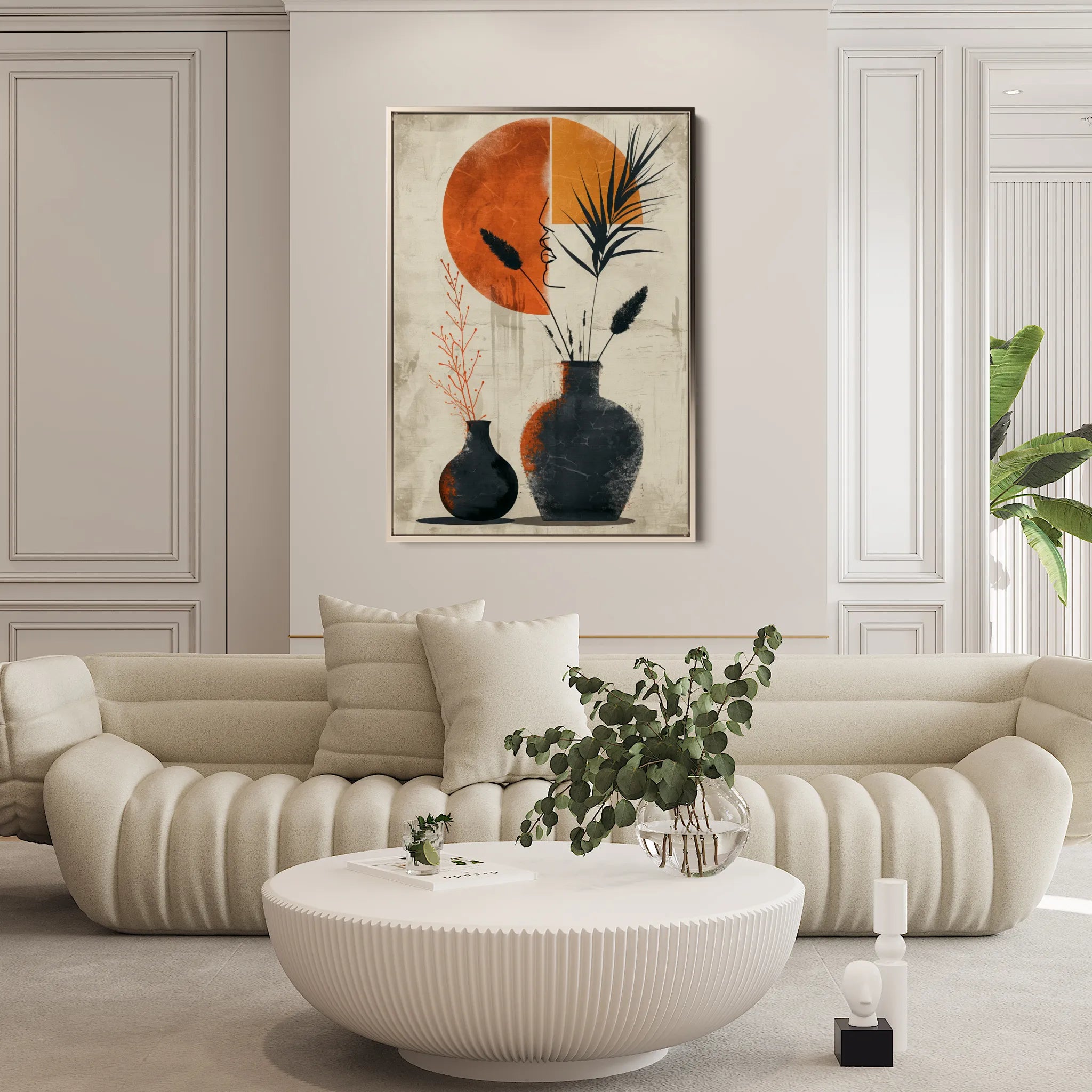 Boho 050 Canvas Art 60 x 40 cm / Black