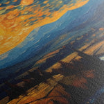 Landscape 050 Canvas Art 60 x 40 cm / Black