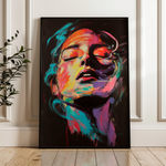 Portrait 050 Canvas Art 60 x 40 cm / Black