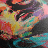 Portrait 050 Canvas Art 60 x 40 cm / Black