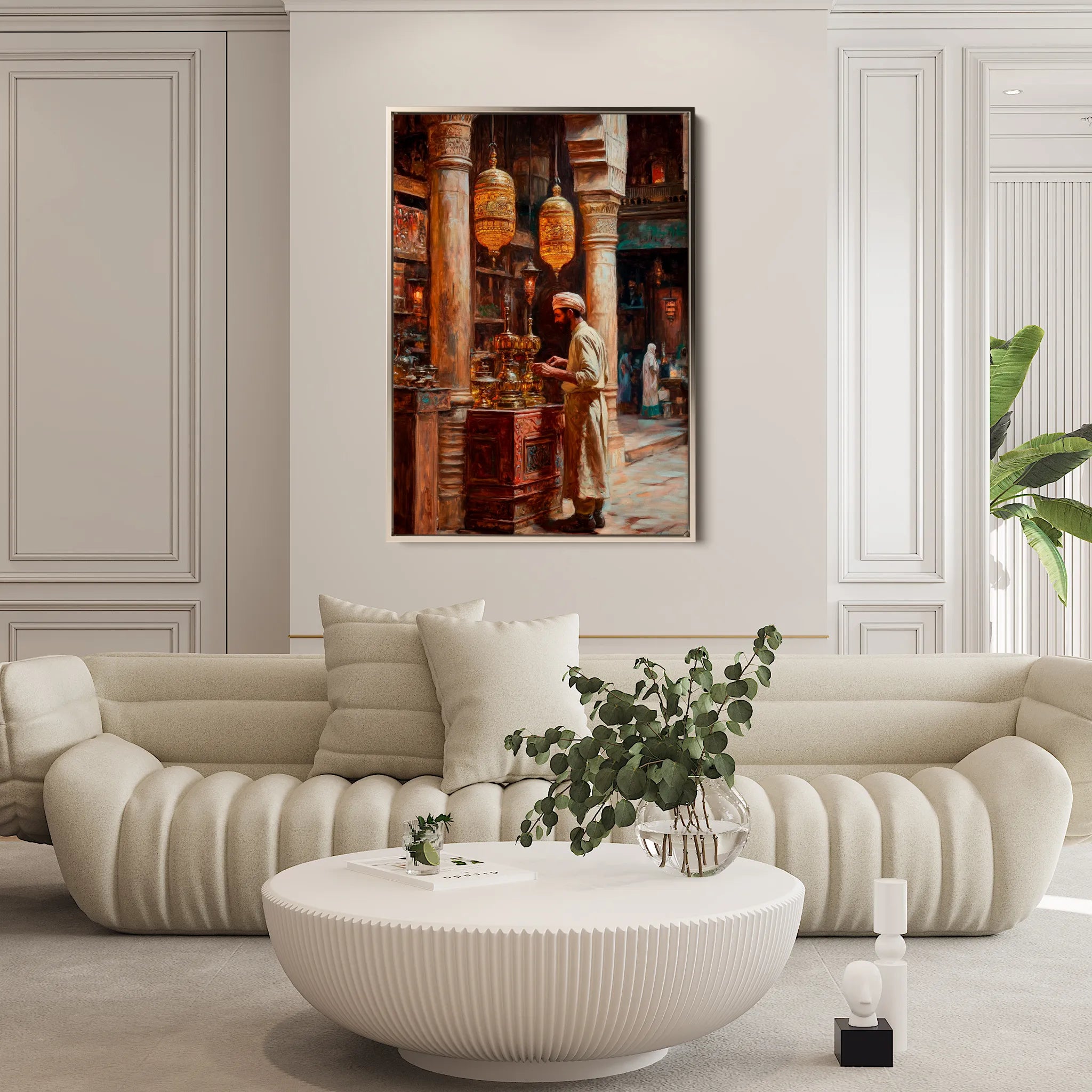 Orientalist 051 Canvas Art 60 x 40 cm / Black