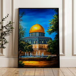 Palestine 051 Canvas Art 60 x 40 cm / Black