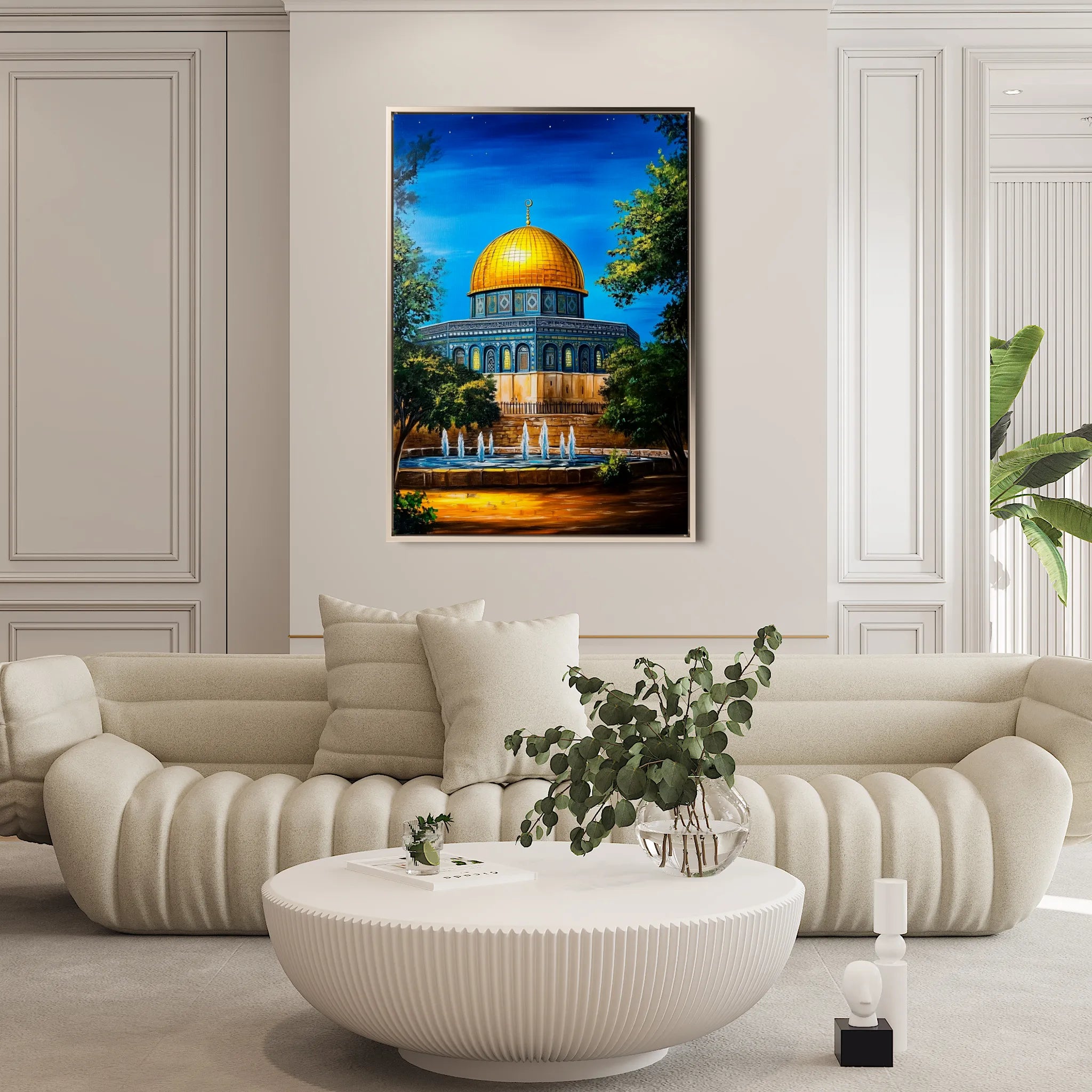 Palestine 051 Canvas Art 60 x 40 cm / Black