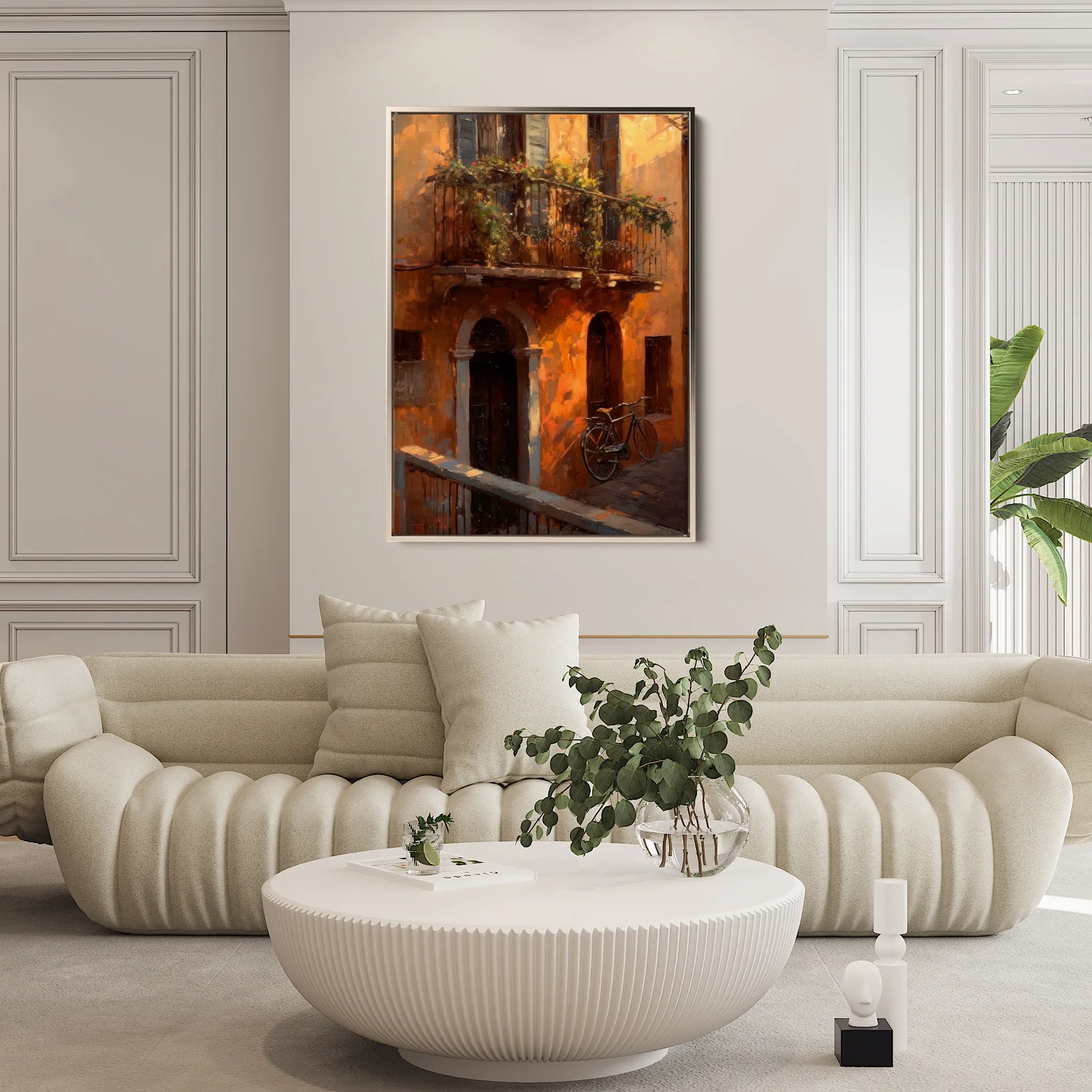 Landscape 052 Canvas Art 60 x 40 cm / Black