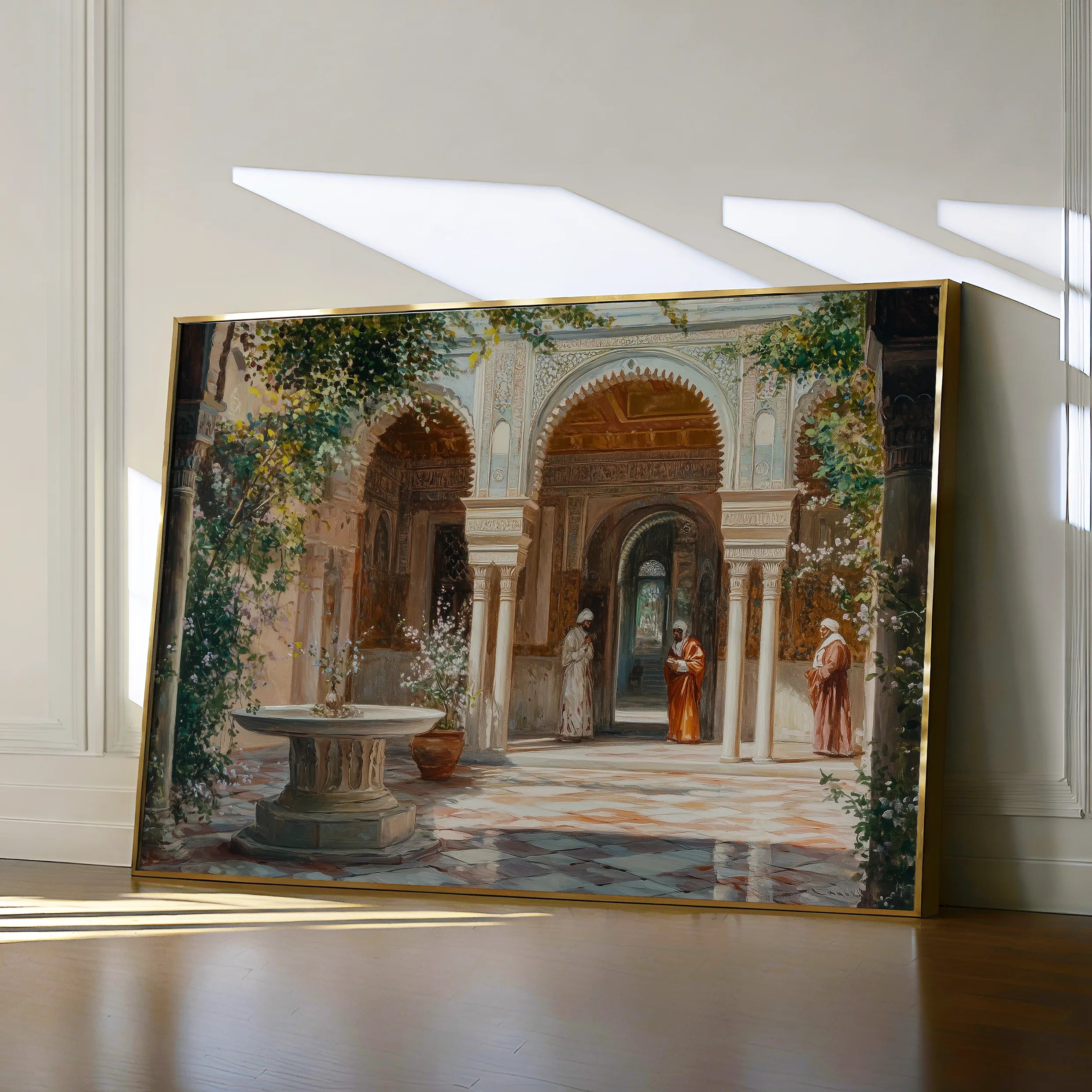 Orientalist 052 Canvas Art 60 x 40 cm / Black