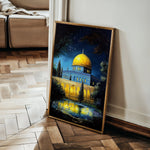 Palestine 052 Canvas Art 60 x 40 cm / Black