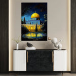 Palestine 052 Canvas Art 60 x 40 cm / Black