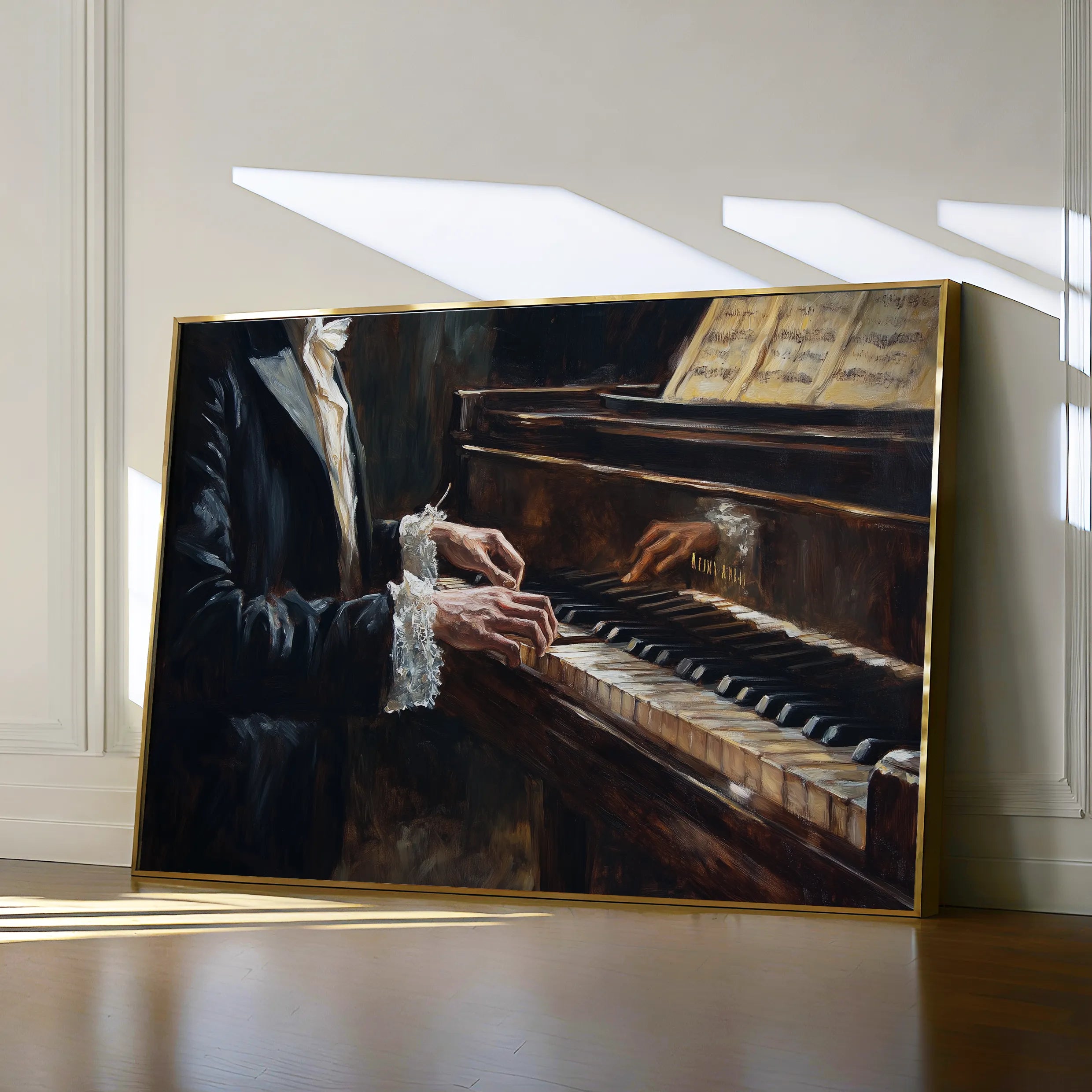 Classic 053 Canvas Art 60 x 40 cm / Black