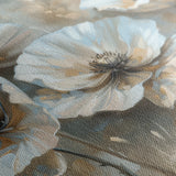 Floral 053 Canvas Art 60 x 40 cm / Black