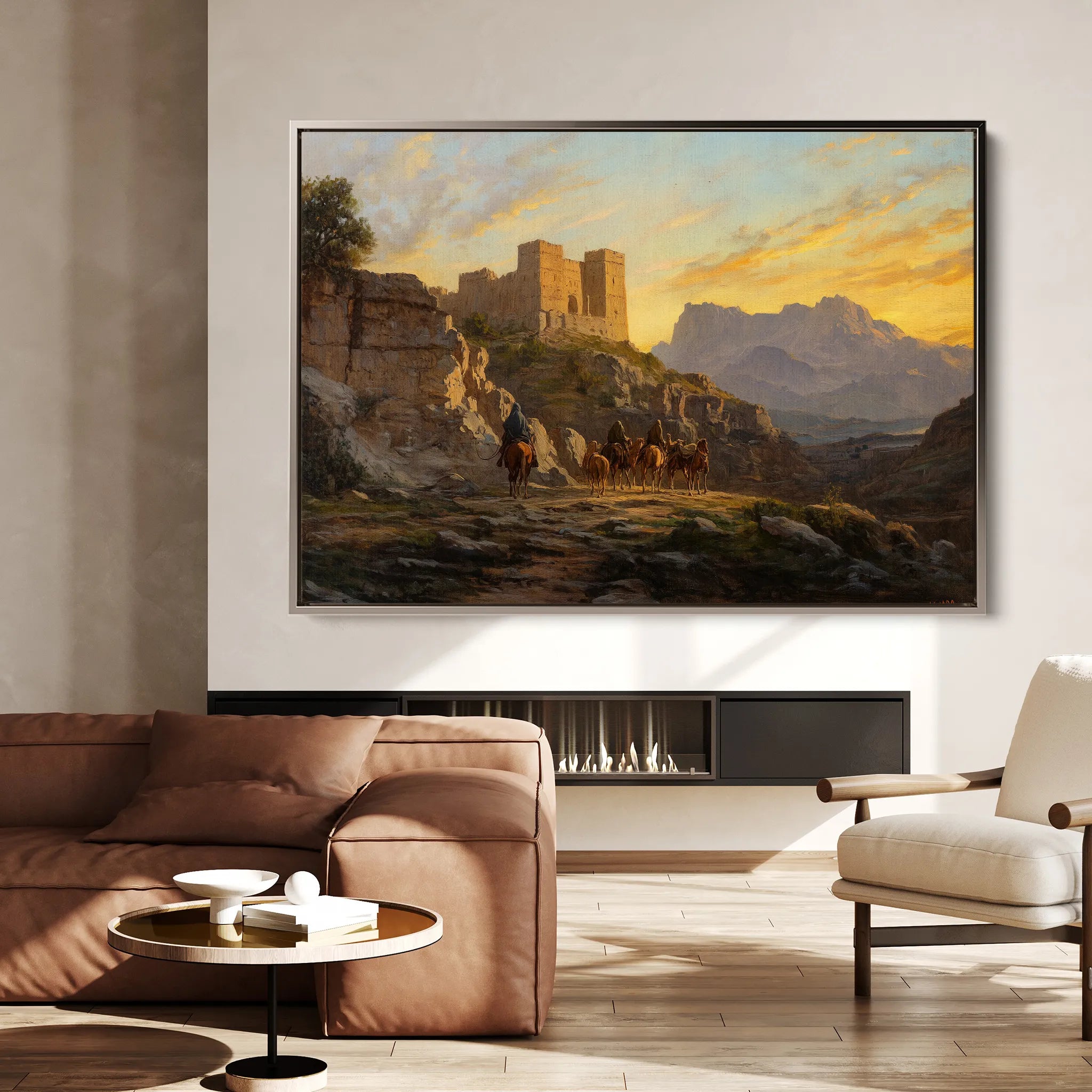 Orientalist 053 Canvas Art 60 x 40 cm / Black
