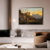 Orientalist 053 Canvas Art 60 x 40 cm / Black
