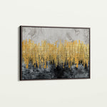 Abstract 054 Canvas Art 60 x 40 cm / Black