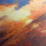 Landscape 054 Canvas Art 60 x 40 cm / Black