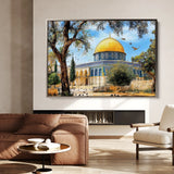Palestine 054 Canvas Art 60 x 40 cm / Black