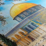 Palestine 054 Canvas Art 60 x 40 cm / Black