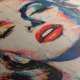 Portrait 054 Canvas Art 60 x 40 cm / Black