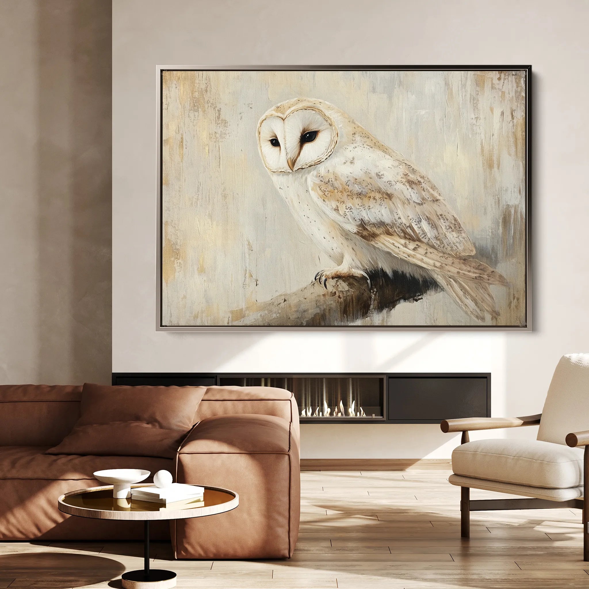 Animals 055 Canvas Art 60 x 40 cm / Black