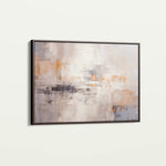 Abstract 055 Canvas Art 60 x 40 cm / Black