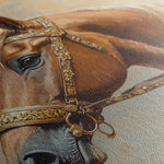 Horses 055 Canvas Art 60 x 40 cm / Black