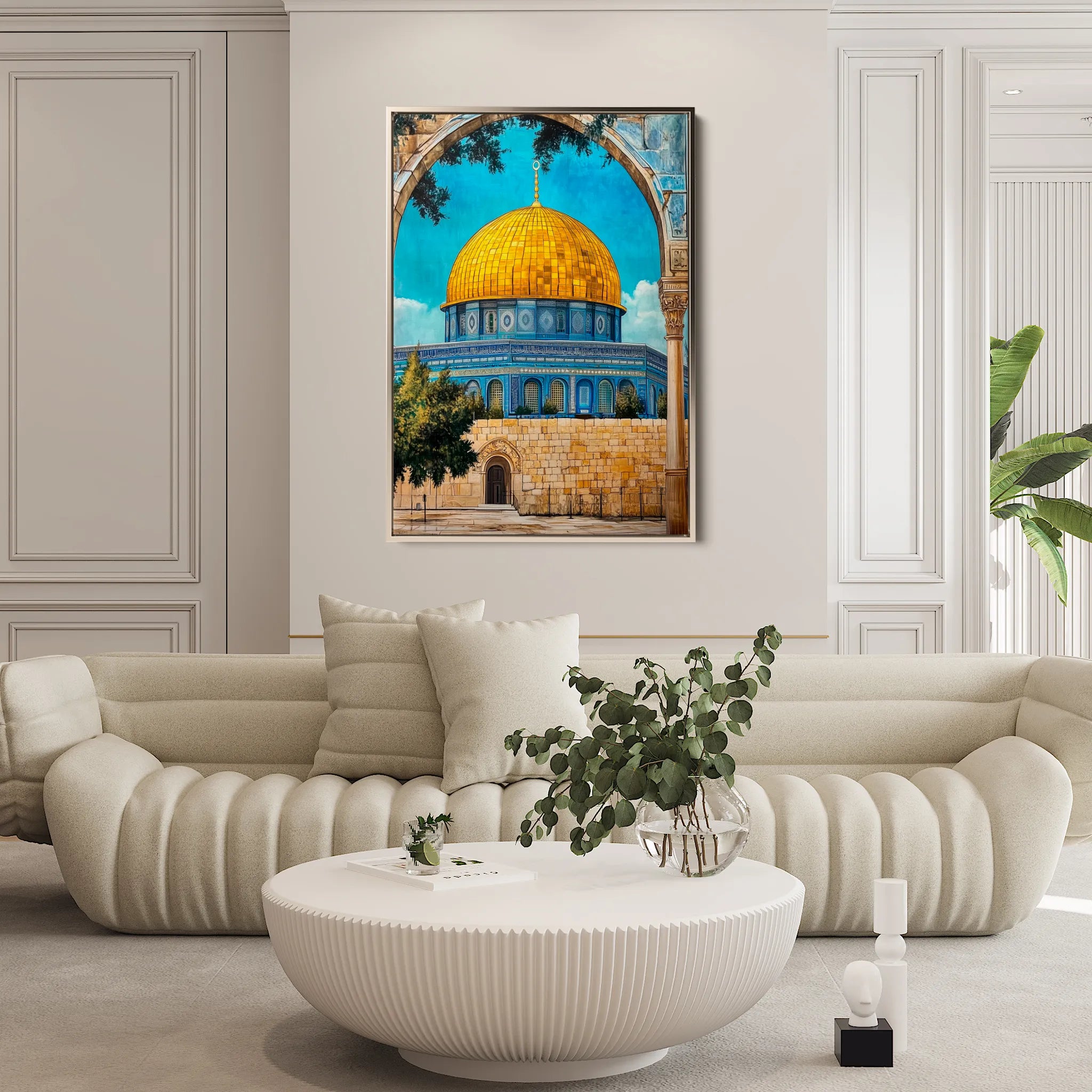 Palestine 055 Canvas Art 60 x 40 cm / Black