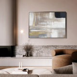 Abstract 056 Canvas Art 60 x 40 cm / Black