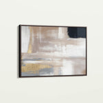 Abstract 056 Canvas Art 60 x 40 cm / Black