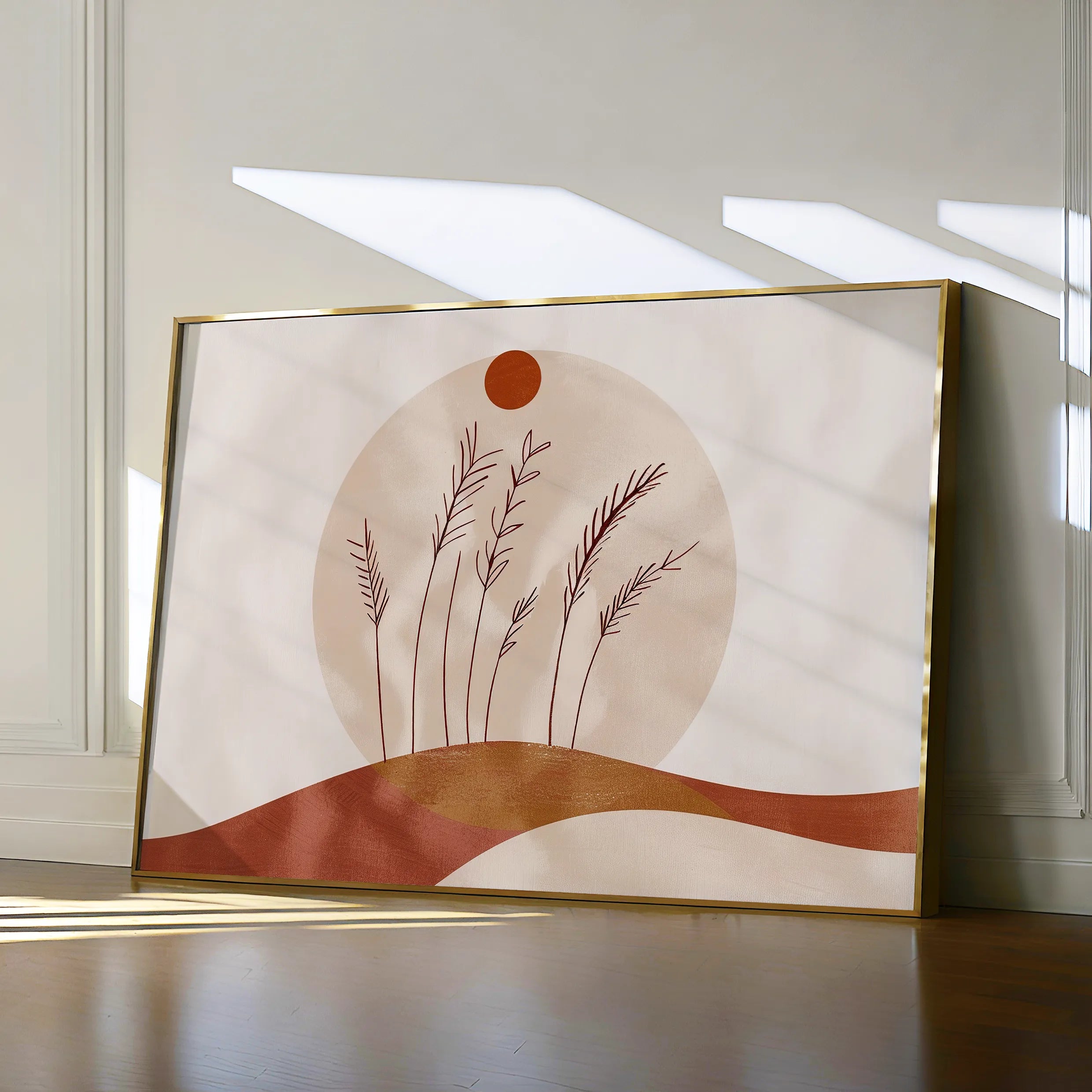 Boho 056 Canvas Art 60 x 40 cm / Black