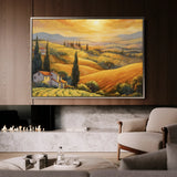 Landscape 056 Canvas Art 60 x 40 cm / Black