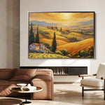 Landscape 056 Canvas Art 60 x 40 cm / Black