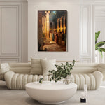 Orientalist 056 Canvas Art 60 x 40 cm / Black