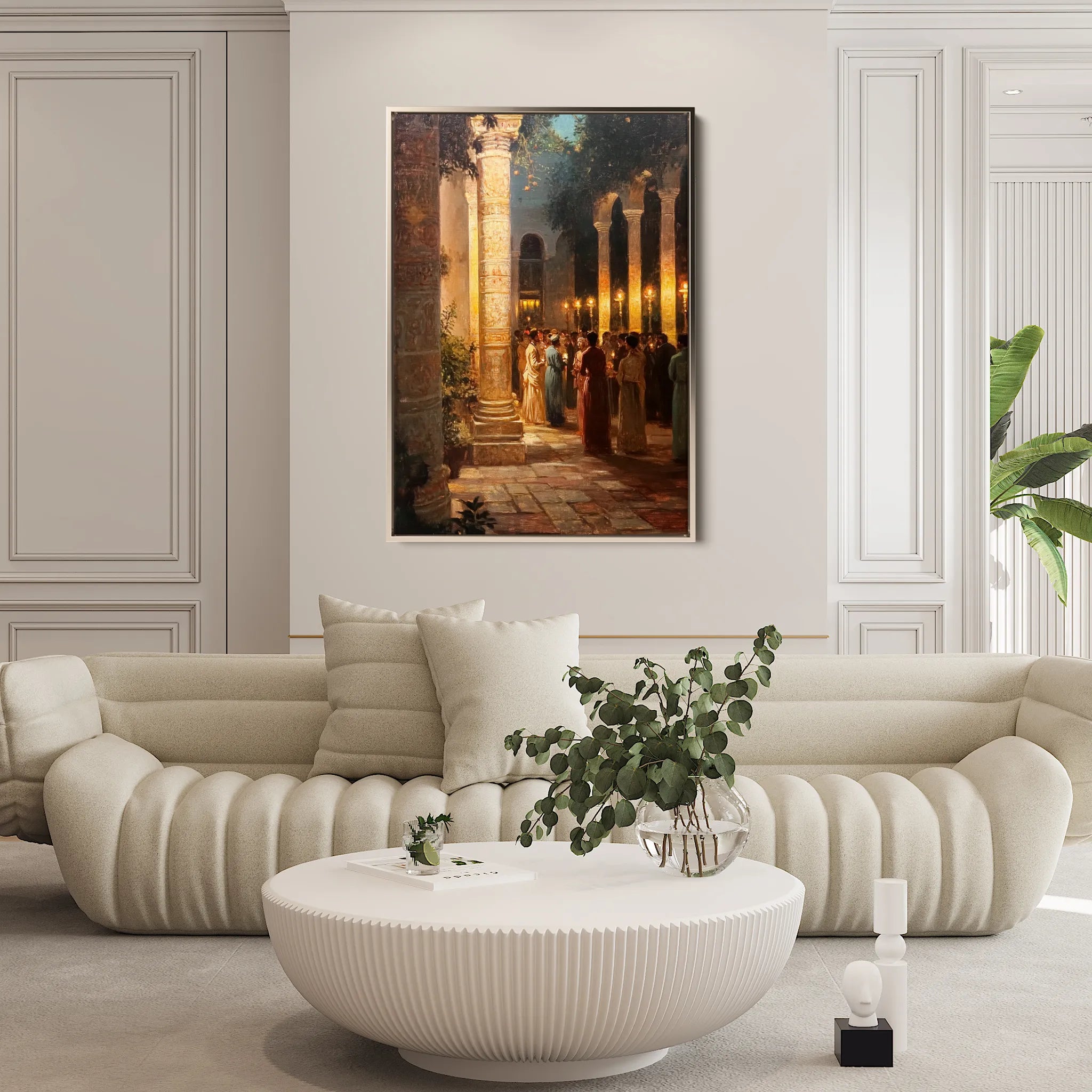 Orientalist 056 Canvas Art 60 x 40 cm / Black
