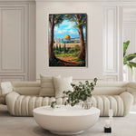 Palestine 056 Canvas Art 60 x 40 cm / Black