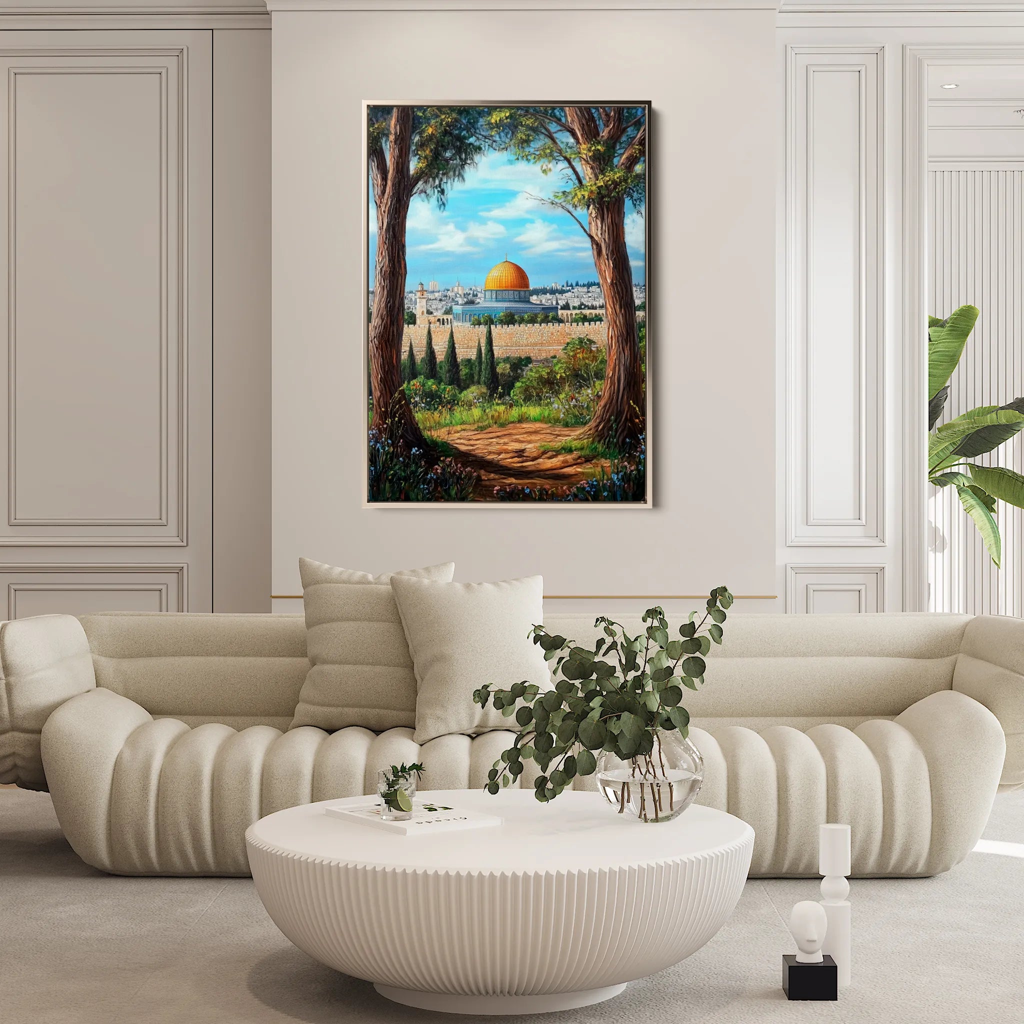 Palestine 056 Canvas Art 60 x 40 cm / Black