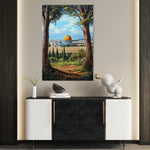 Palestine 056 Canvas Art 60 x 40 cm / Black