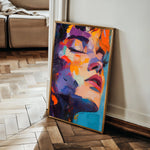 Portrait 056 Canvas Art 60 x 40 cm / Black